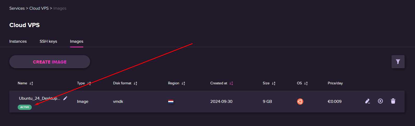 Как создать свой образ Linux для Cloud VPS (OpenStack) - 4