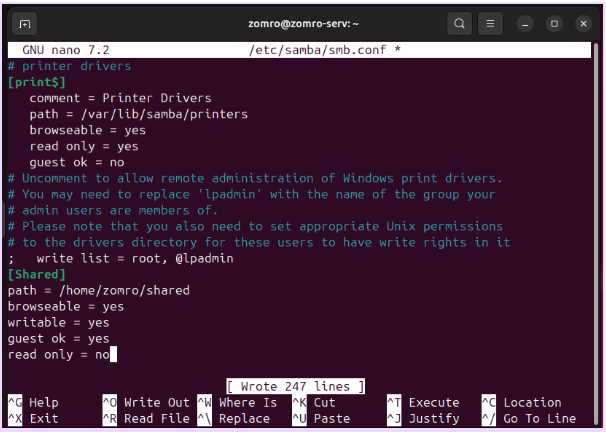 Setting up file servers in local networks on Windows and Linux - 3