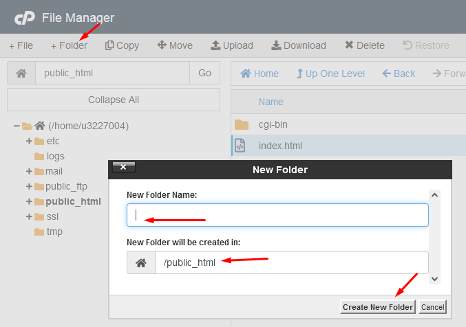 cPanel File Manager - 4