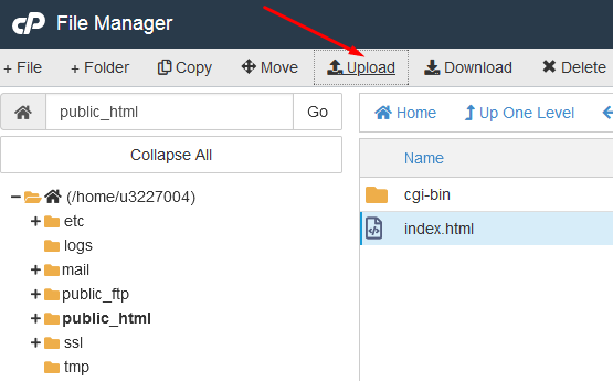 cPanel File Manager - 7