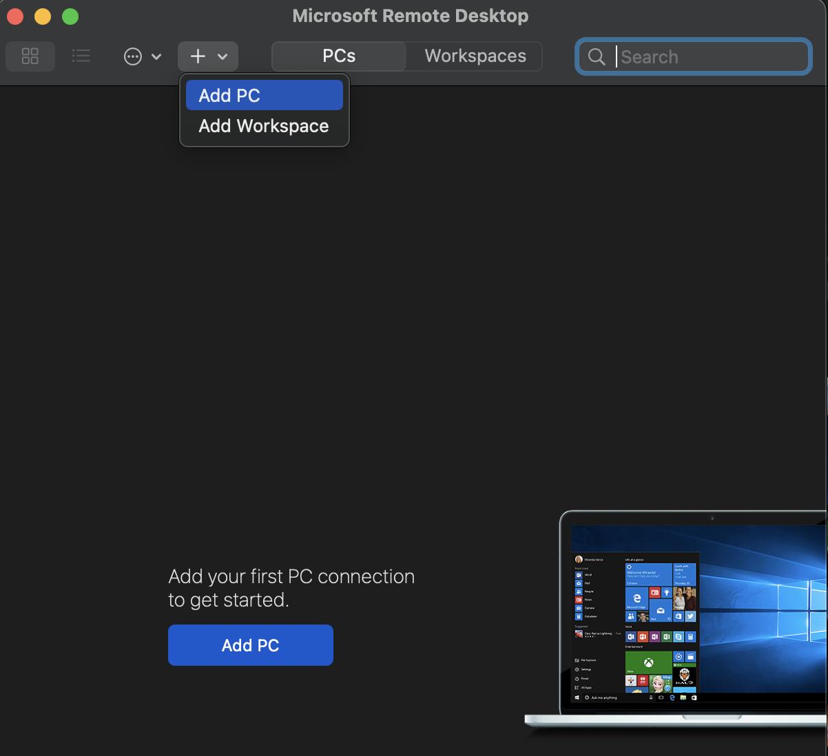 Ваше программное обеспечение удаленного доступа для Mac