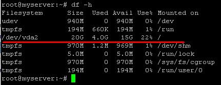 Checking Disk Usage in Linux OS - 1