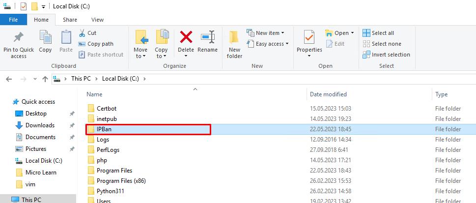 Protecting an RDP connection against bruteforce with IPBan - 2