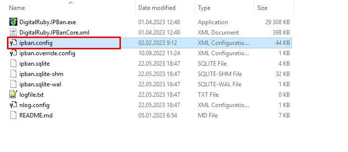 Protecting an RDP connection against bruteforce with IPBan - 4