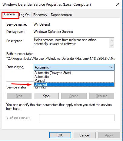 How to disable Microsoft Defender in Windows 2016 and 2019 - 4