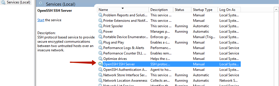 Как поднять OpenSSH на Windows 2012 - 9