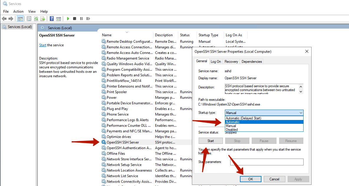 Как поднять OpenSSH на Windows 2019 - 6