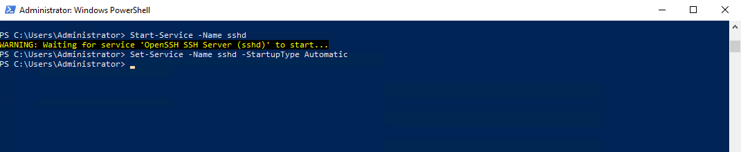 How to raise OpenSSH on Windows 2019 - 7