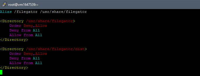 How to install the FileGator file manager on Centos 7. (Apache-Nginx) - 6