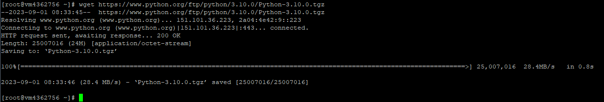 Как установить Python 3.10 на CentOS 7 - 2