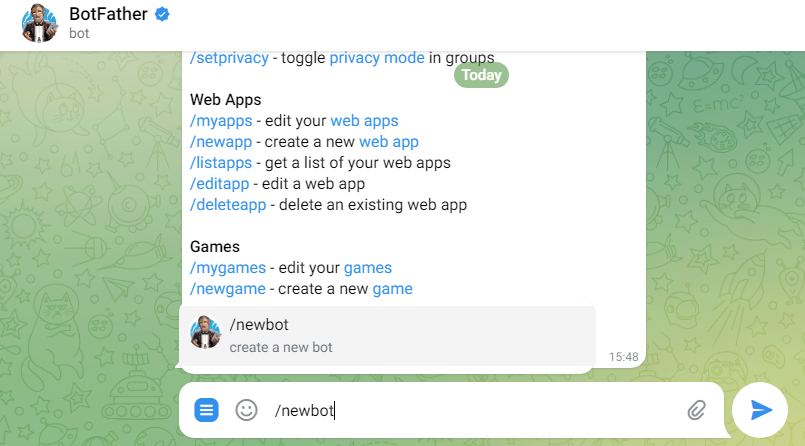 PowerShell: Sending messages to Telegram - 1
