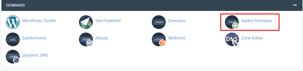 How to create and delete an additional domain in cPanel? - 1