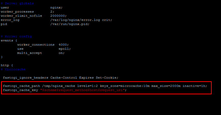Configuring FastCGI Microcache in Nginx PHP-FPM - 1