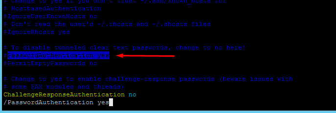 How to change the SSH connection port and disable password authorization - 4