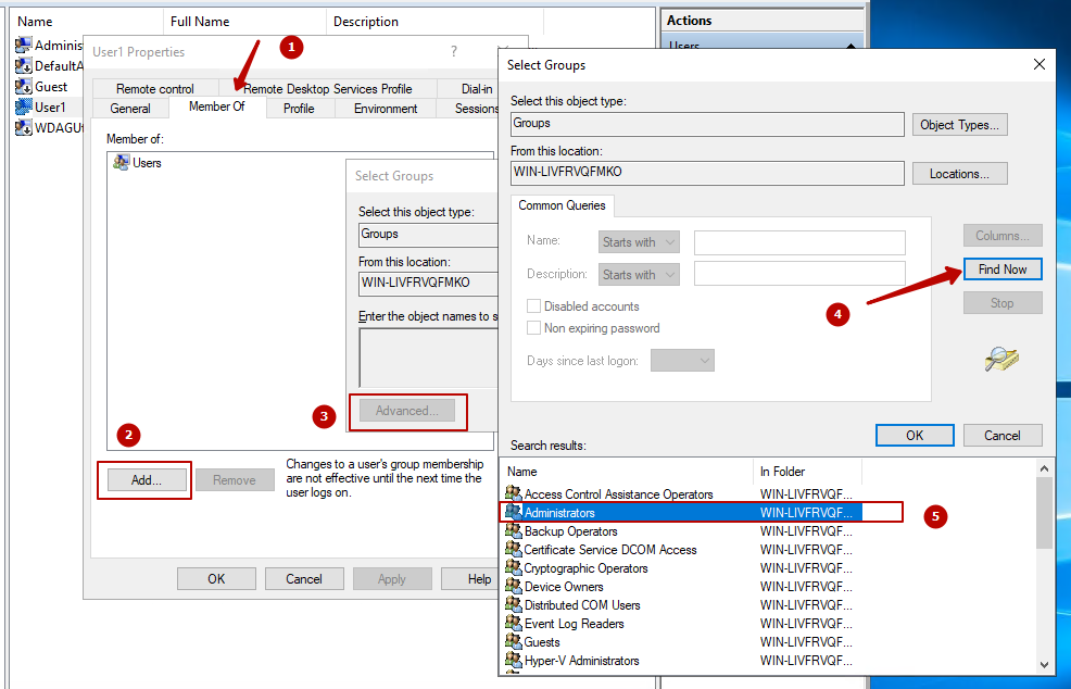 How to add a new user in Windows Server 2012, 2016, 2019 - 8