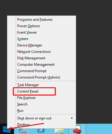 How to change language in Windows 2012 - 1