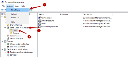How to add a new user in Windows Server 2012, 2016, 2019 - 3