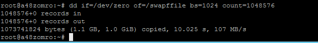 Как добавить раздел подкачки SWAP в OS Linux - 6