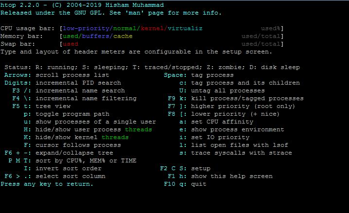 Name process to deals identify it on htop