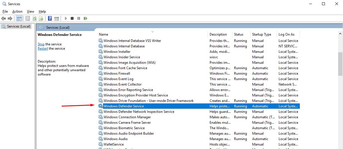 Windows Defender периодически отключается - Сообщество Microsoft