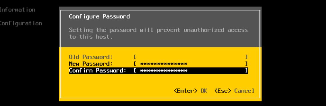 Reset password in VMware ESXi 6 - 9