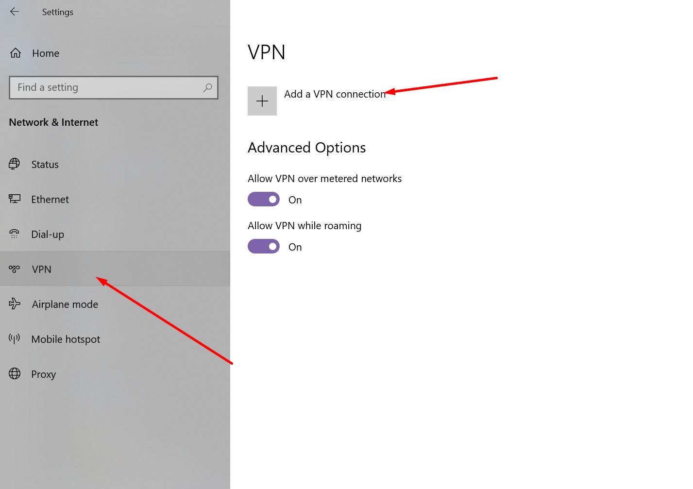 How to connect to SSTP VPN from Windows 10 - 2