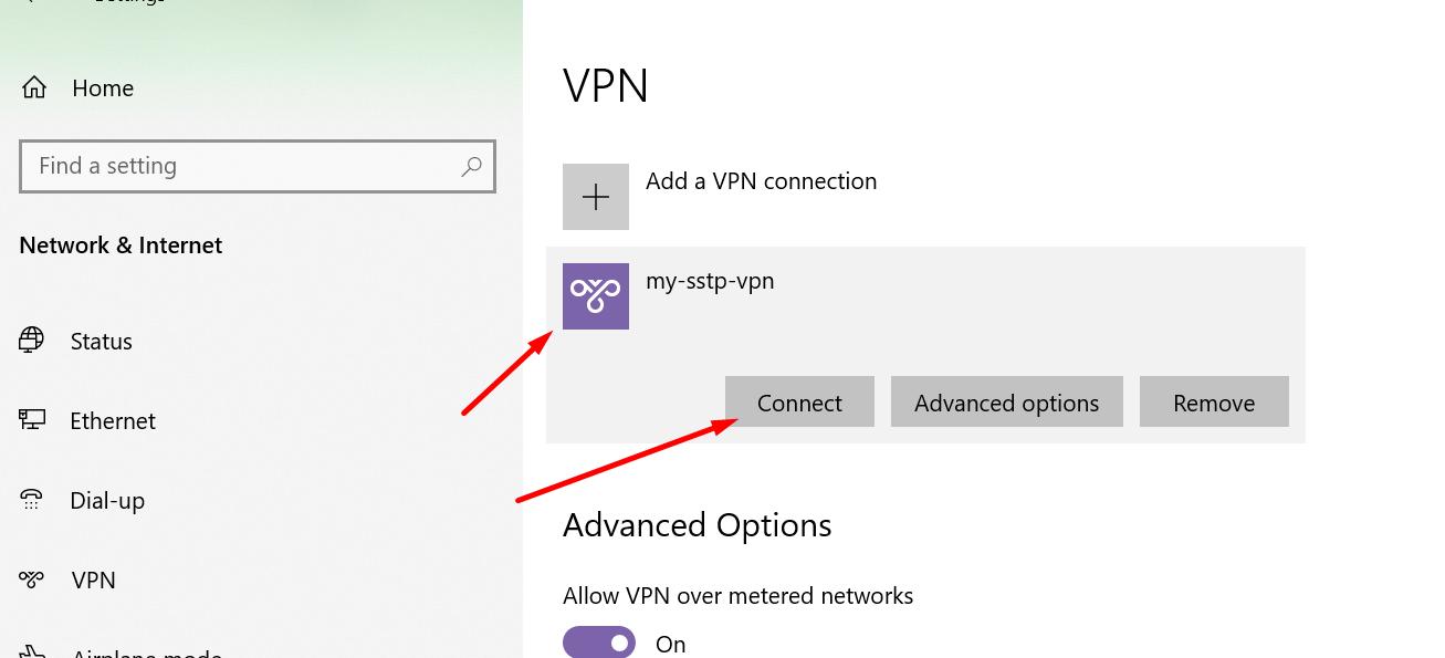 How to connect to SSTP VPN from Windows 10 - 4