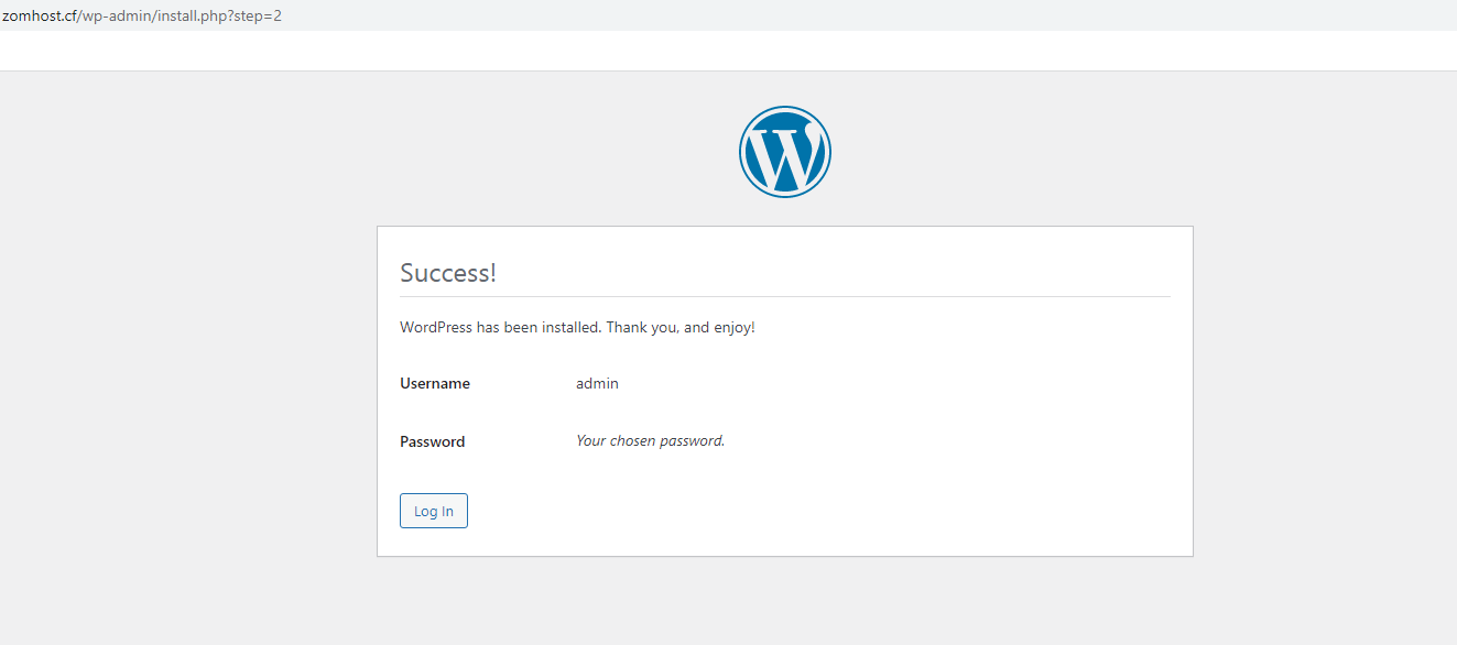 Wordpress installation on a shared hosting with Cpanel - 21