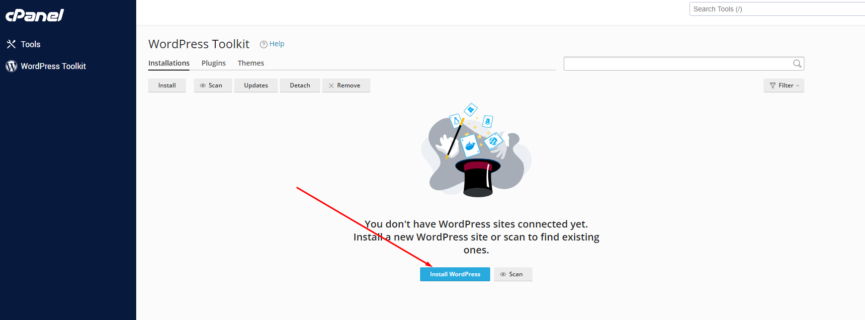 Wordpress installation on a shared hosting with Cpanel - 24