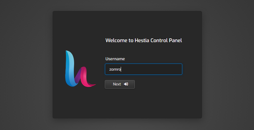 Access to website folder via FTP on the server with Hestia panel - 1