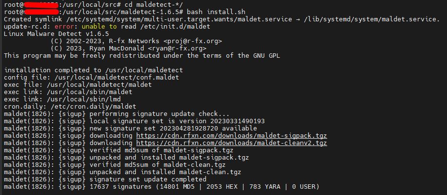 Как проверить на вирусы Linux сервер - 3
