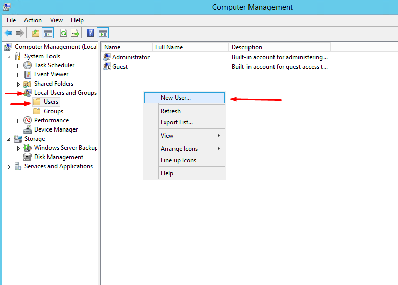 Windows Server: Как добавить нового пользователя и дать права на подключение к серверу - 2