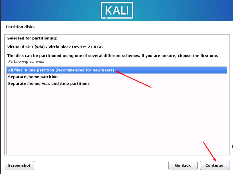 How to install Kali Linux on a virtual server (VPS/VDS) - 30