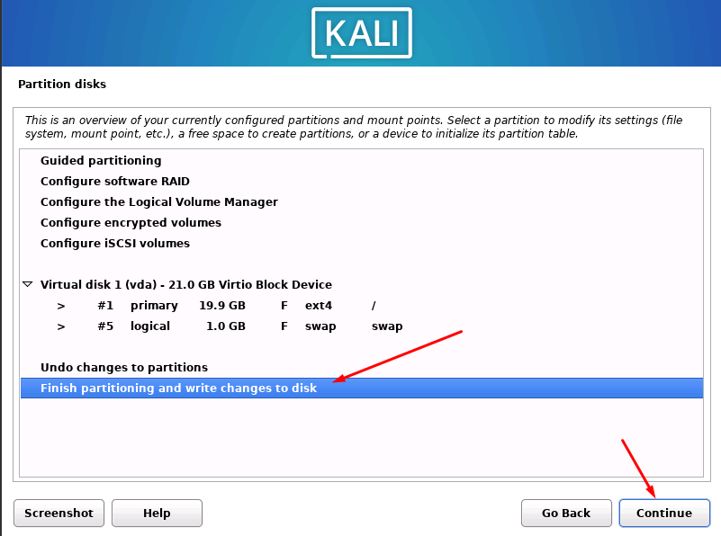 How to install Kali Linux on a virtual server (VPS/VDS) - 31