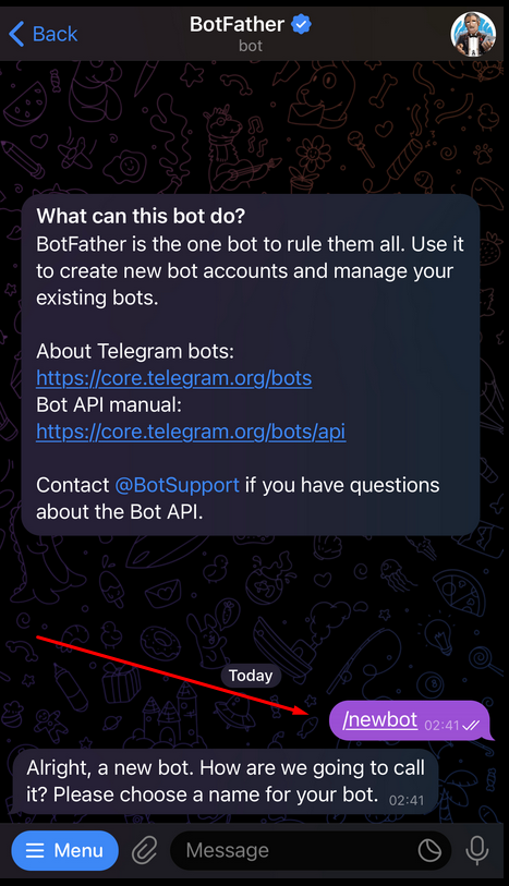 How to create a telegram bot for monitoring remote hosts - 2