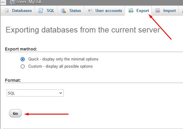 How to get into phpMyAdmin from popular server control panels - 8