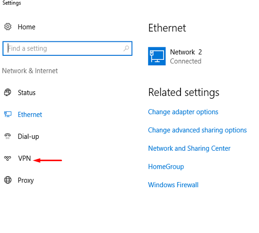 Configuring a VPN connection via PPTP-L2TP protocols - 1