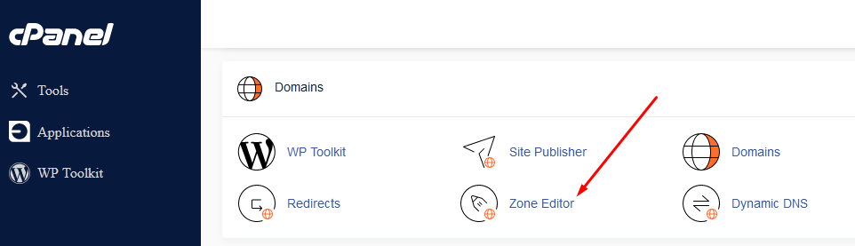 How to change and add DNS records in cPanel - 1